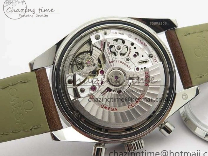 0429 Speedmaster ’57 Co-Axial OMF 1:1 Best Edition White Dial Silver Markers A9300 (Free Leather Strap) Efficient 8133